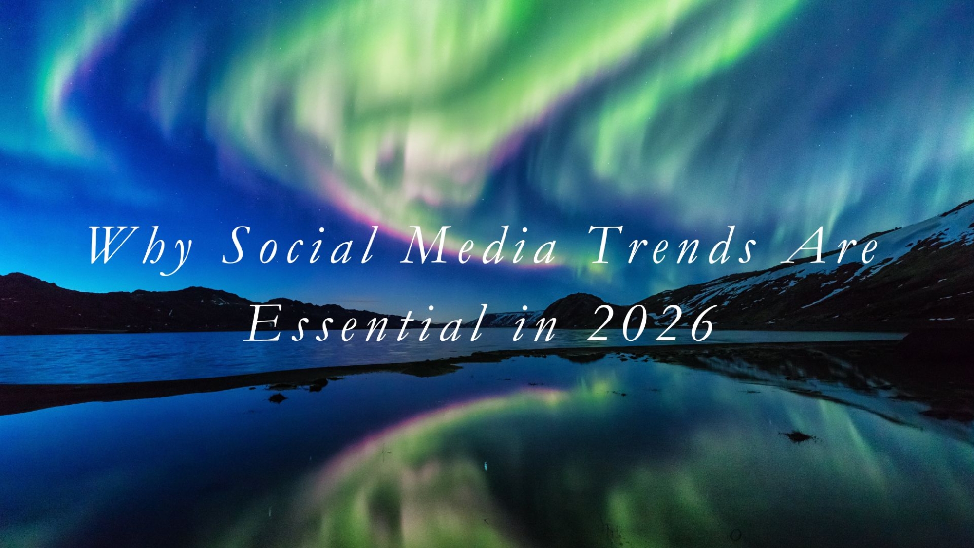 Why Social Media Trends Are Essential in 206