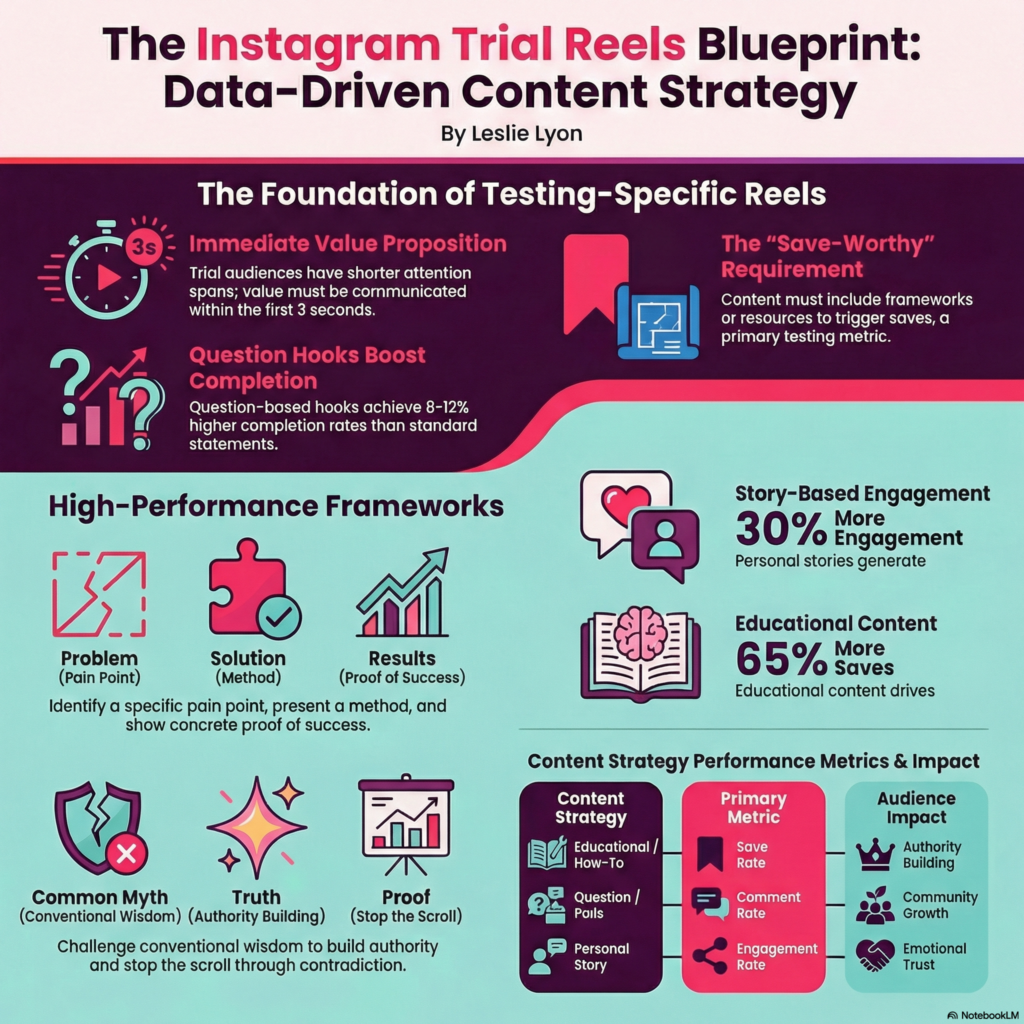 INSTAGRAM TRIAL REELS CONTENT IDEAS: 25 HOOKS + 10 TEMPLATES