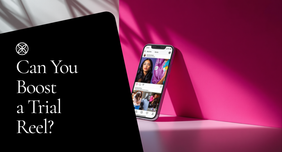 Can you boost a Trial Reel blog header, Leslie M Lyon