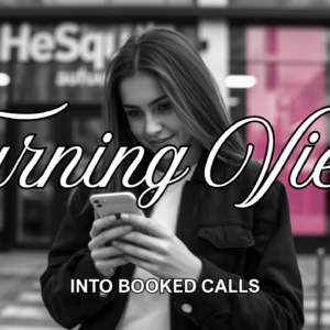 Turning Instagram views into booked calls blog header, Leslie M Lyon