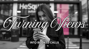 Turning Instagram views into booked calls blog header, Leslie M Lyon