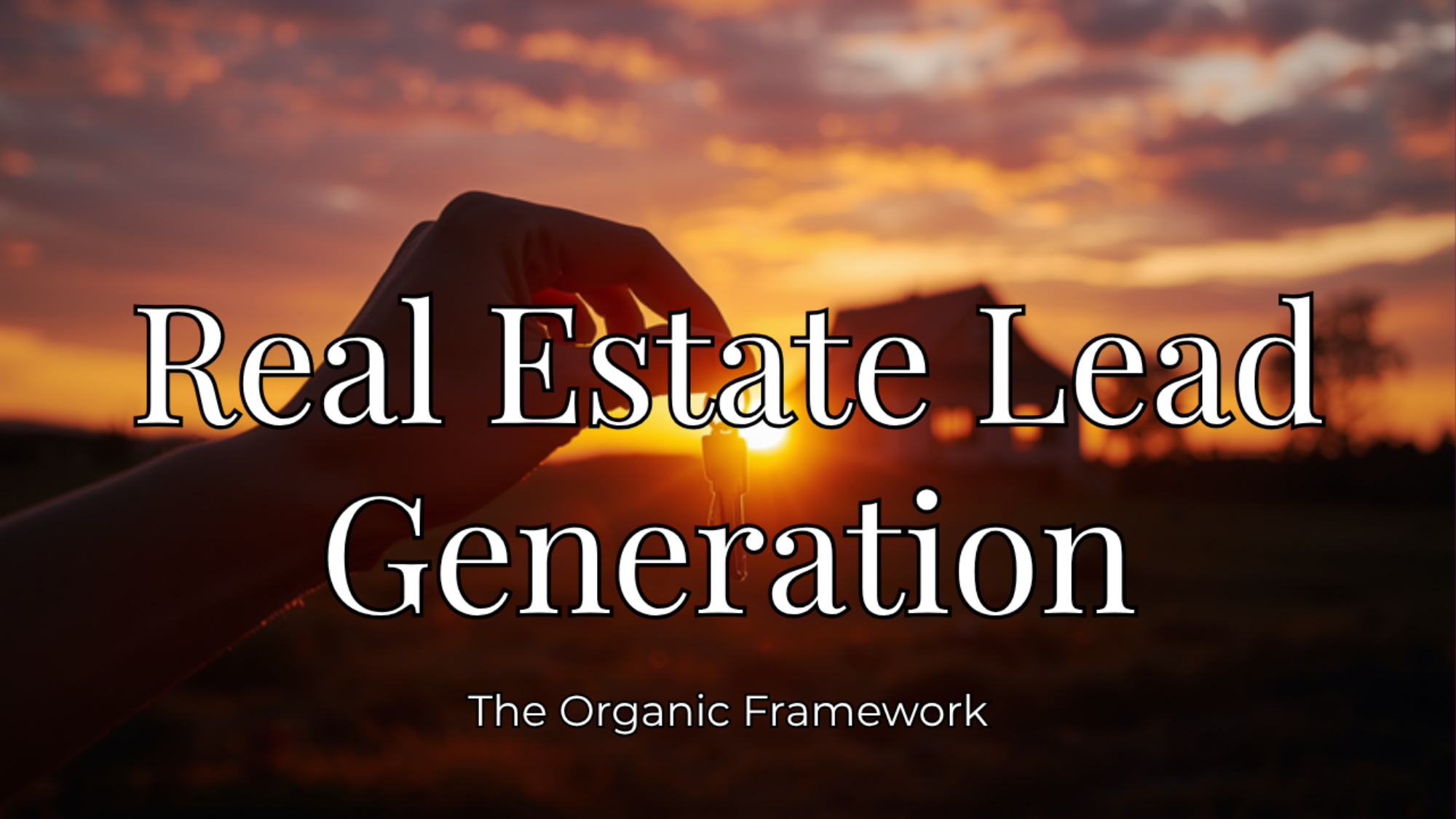 Real estate lead generation without paid ads, organic social media blog header for Leslie M Lyon
