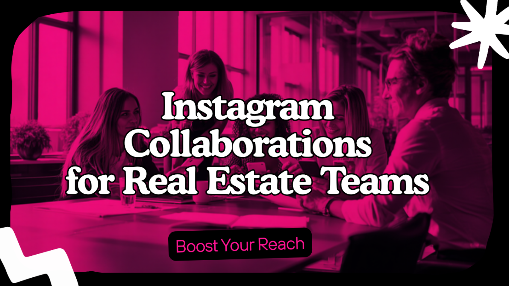 Instagram collaborations for real estate teams blog header, Leslie M Lyon