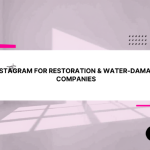 Instagram for restoration and water damage companies blog header, Leslie M Lyon