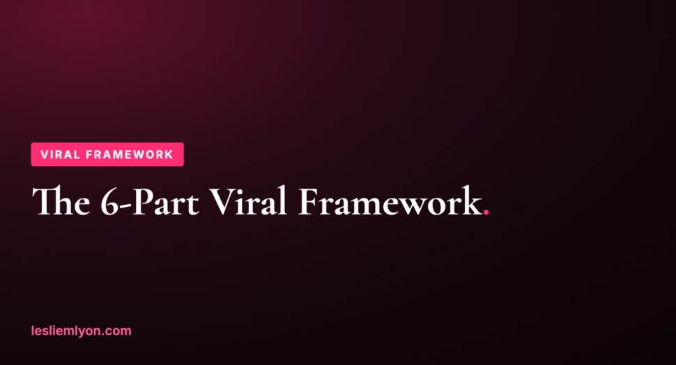 Blog header: The 6 components of the Viral Framework