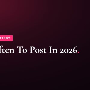 Blog header: How often to post on Instagram in 2026