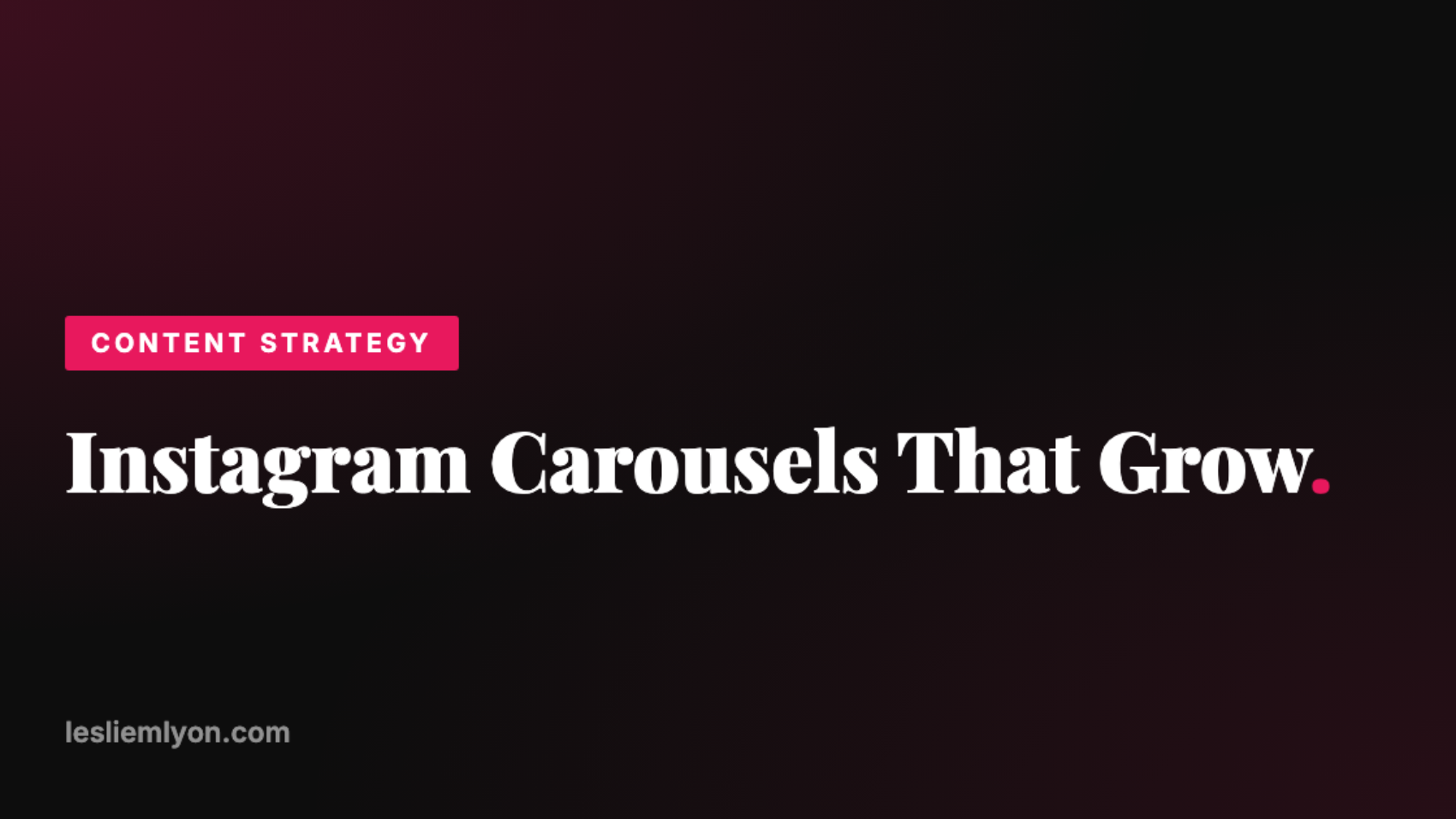 How to Use Instagram Carousels to Grow