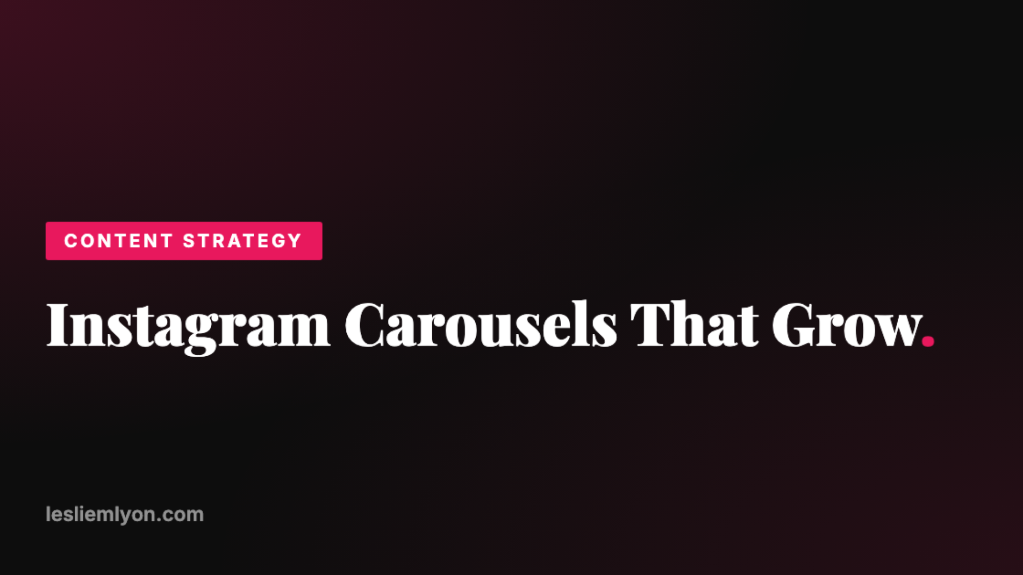 How to Use Instagram Carousels to Grow