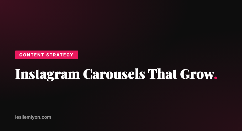 How to Use Instagram Carousels to Grow