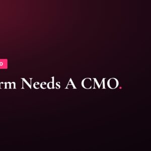 Blog header: Should your real estate firm hire a fractional CMO